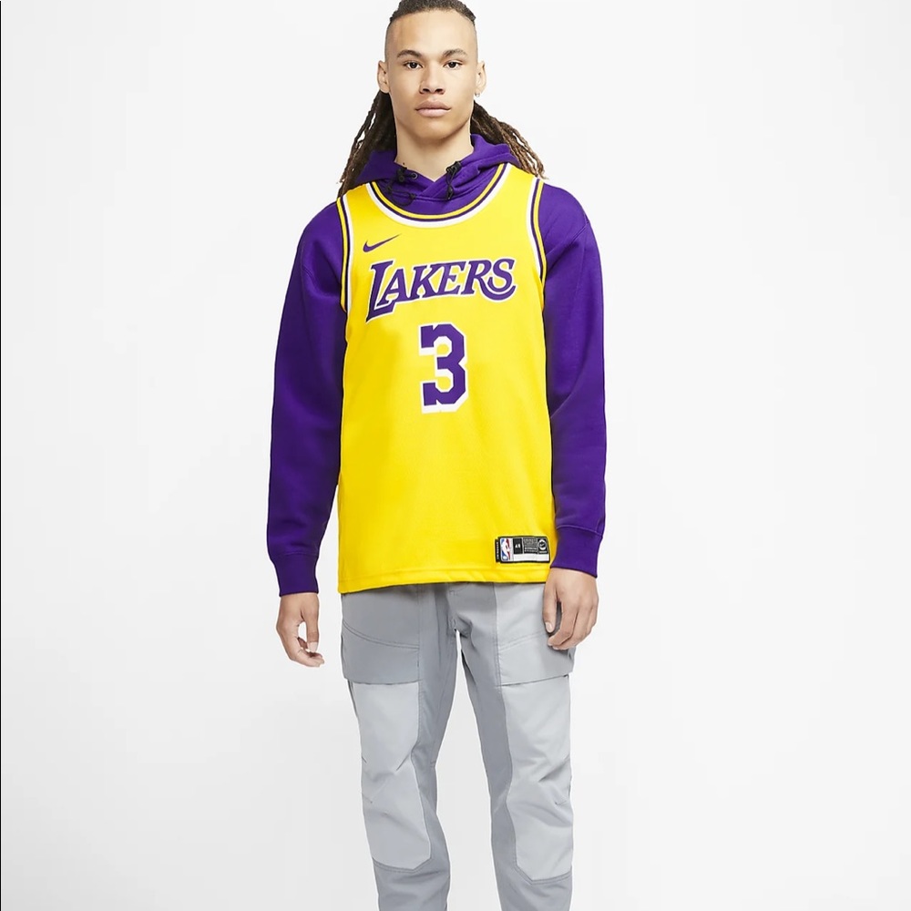 Lakers Davis #3 Basketball Jersey